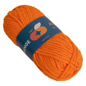 Coloraciones - hilo acrílico 4 mm - 50gr - naranja