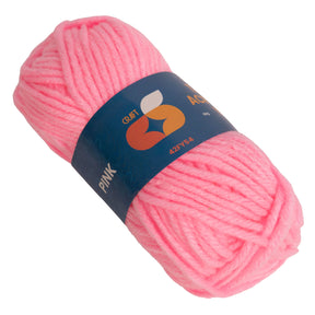Coloraciones - hilo acrílico 4 mm - 50gr - rosa