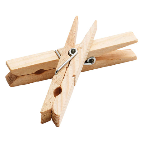 Coloraciones - pinzas de madera - 48 uds.
