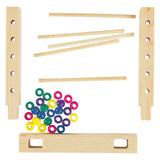 Coloraciones - set de manualidades de ábaco de madera