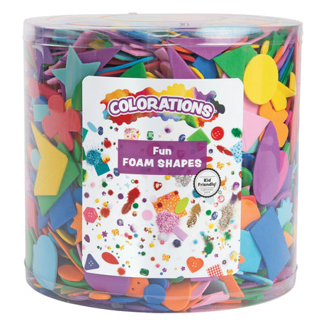 Coloraciones - formas artesanales de espuma - 227gr.