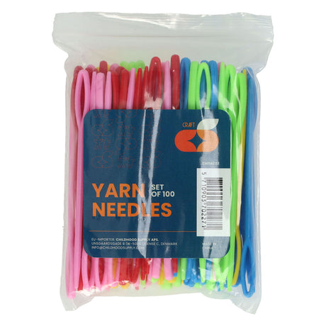 Coloraciones - agujas para lana - 100 uds.