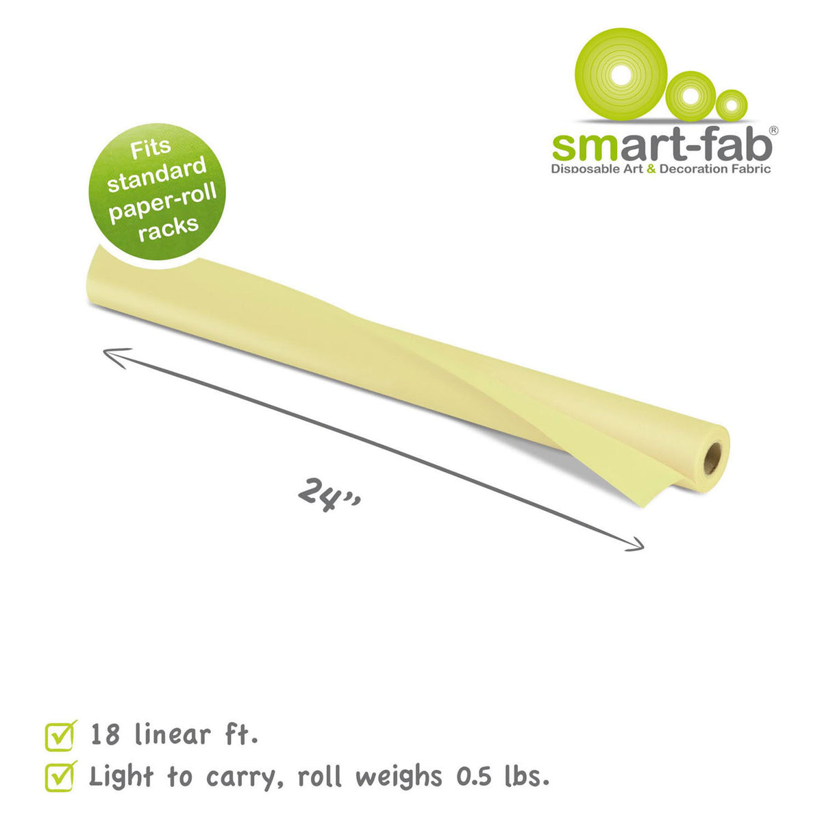 Rollo Smart Fab 0,61 x 5,5 m - crema