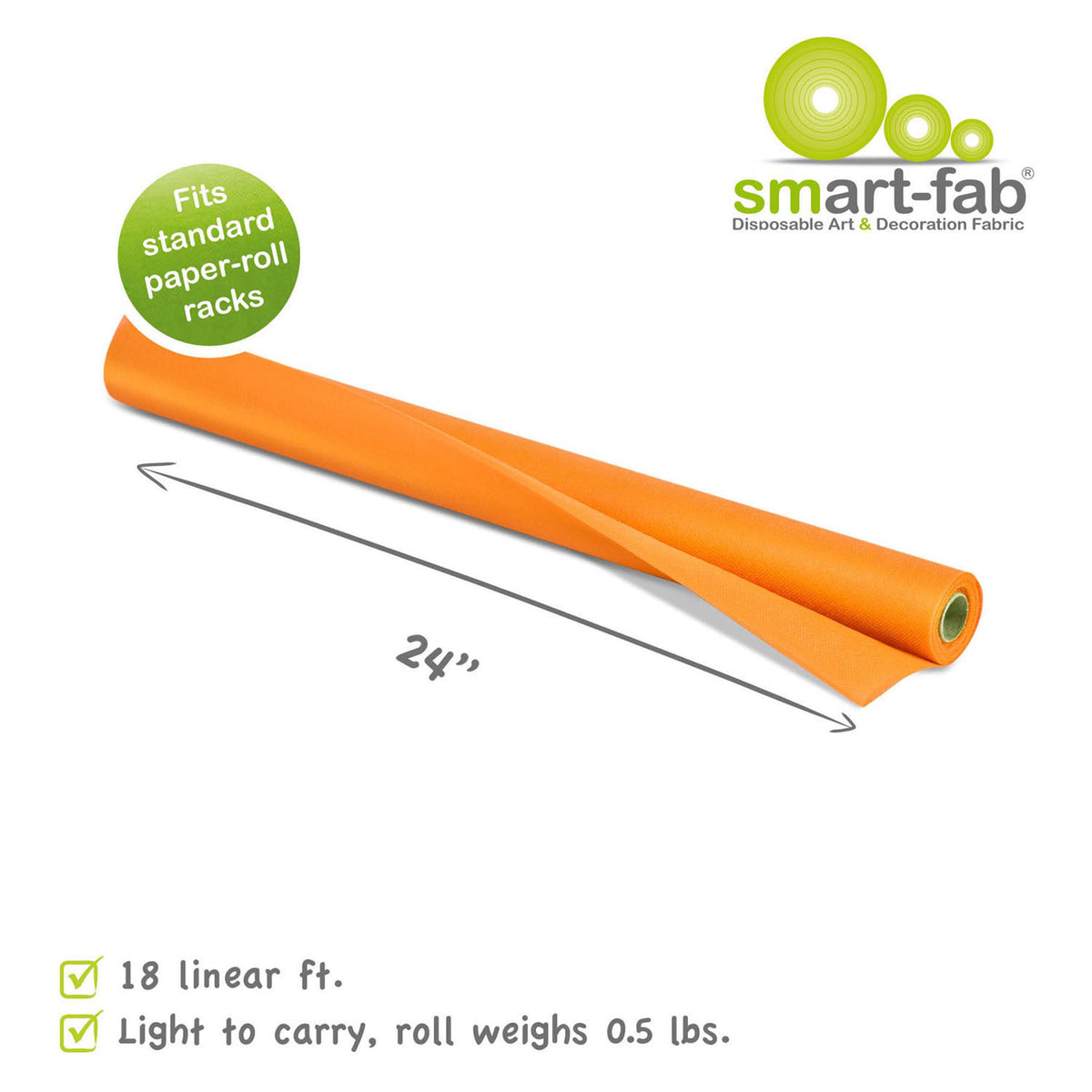 Rollo Smart Fab 0,61 x 5,5 m - naranja