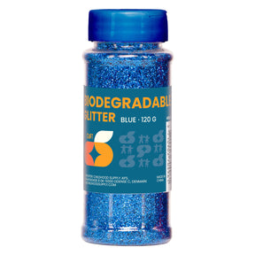 Purpurina biodegradable - azul - 120 gramos
