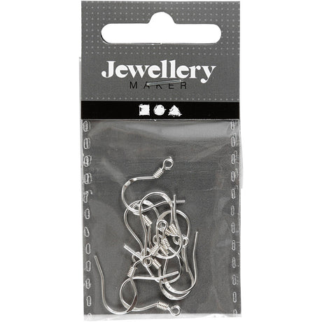 Empresa creativa https: www.cchobby.nl ganchos para pendientes-l-14-mm-plata-10-piezas-1-caja