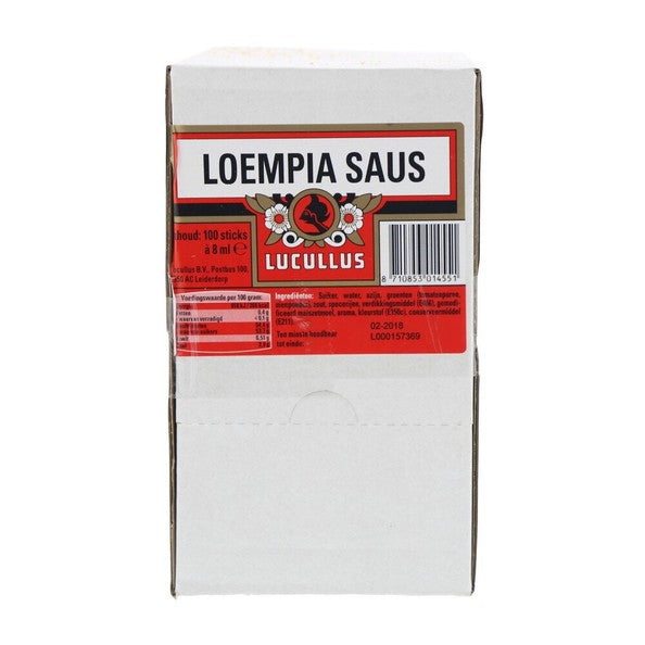 Palitos de salsa para rollitos de primavera Lucullus (100x 8 ml)