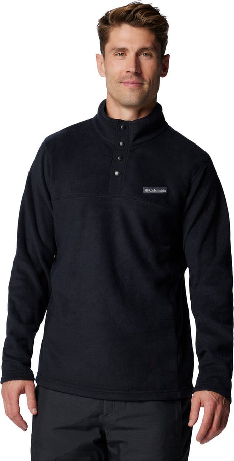 Chaleco de montaña Columbia Steens Mountain™ Half Snap II para hombre - Negro
