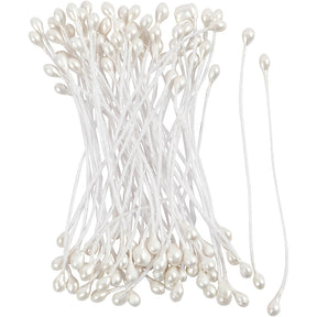 Creativ company cc estambres de flores 6 cm blanco 100 piezas