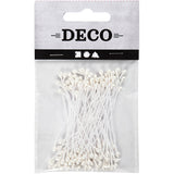Creativ company cc estambres de flores 6 cm blanco 100 piezas