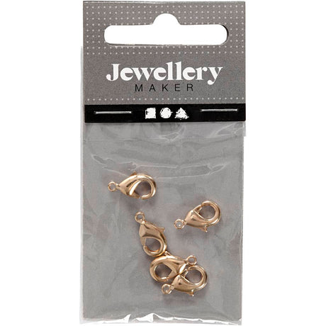 Creativ Company Carabiner Hooks dorado, 5st.