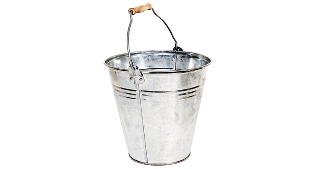 Zinc natural bucket 2 litres d16h14