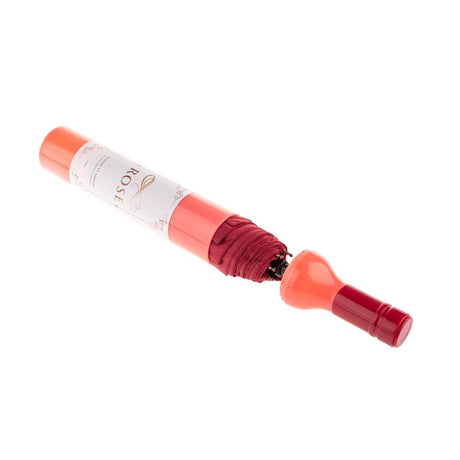 Out of the blue paraguas plegable botella de vino rosado ø90cm
