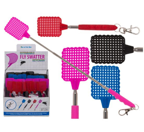 Ootb llavero extensible mini matamoscas