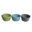 Plastic bowl ø12xh5cm set of 4