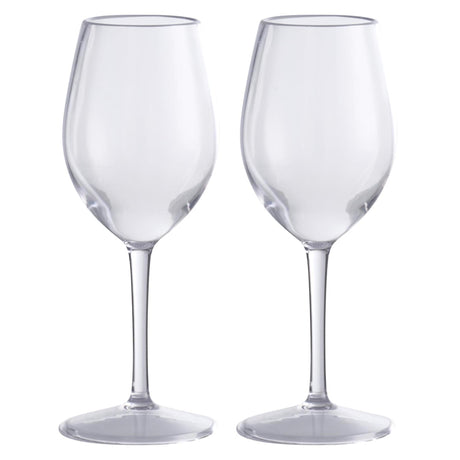 Juego de copas de vino plástico 2 piezas 330ml