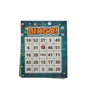 Cartones de bingo Otto Simon 500 hojas en bloc | 6 piezas
