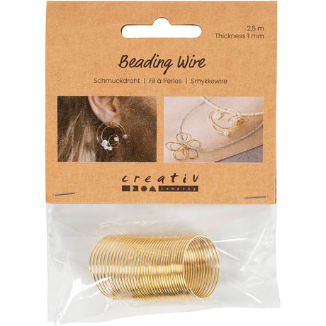 Empresa creativa https: www.cchobby.nl alambre-para joyería-grosor-1-mm-chapado-en-oro-2-50-m-1-caja