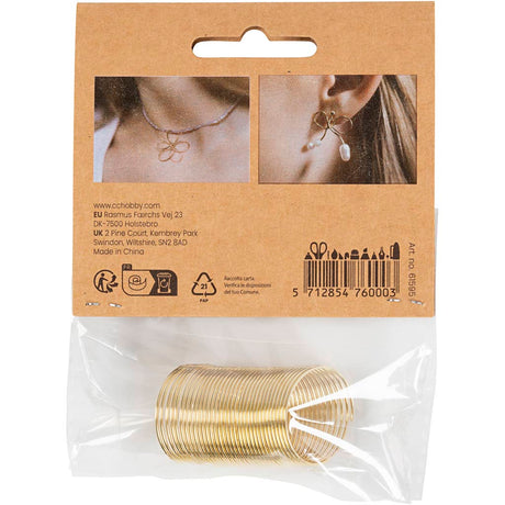 Empresa creativa https: www.cchobby.nl alambre-para joyería-grosor-1-mm-chapado-en-oro-2-50-m-1-caja