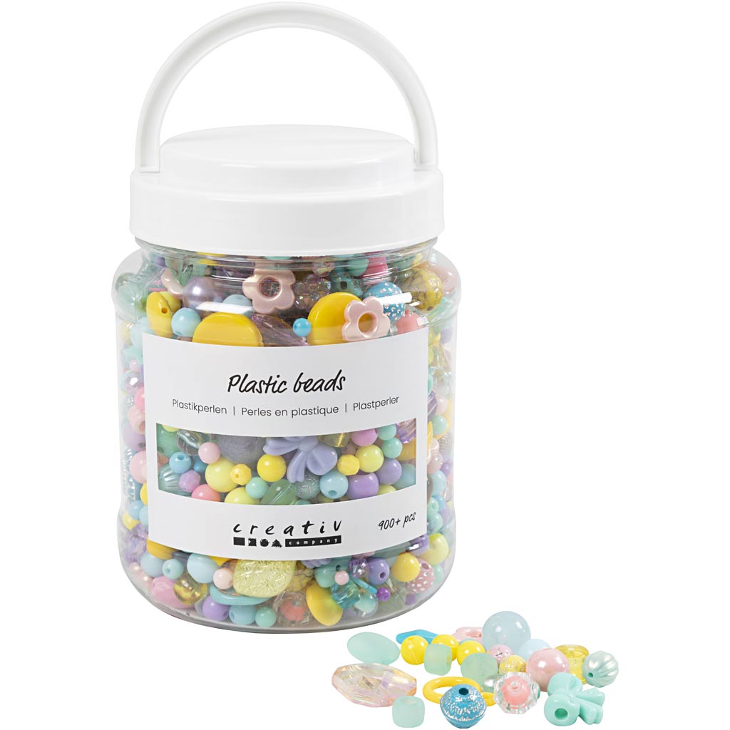 Creativ Company Beads de varios colores, 700 ml