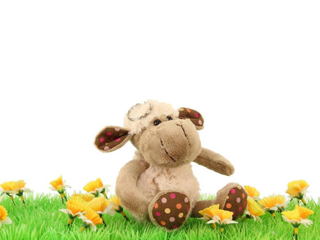 Gerkimex peluche oveja colgador bolso rizado suave 12cm