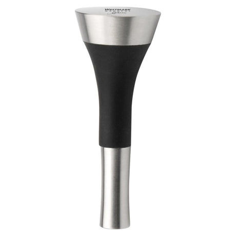 Tapón para botella de vino Westmark, edición monopolo, silicona de acero inoxidable, vino, negro plateado, 61963360