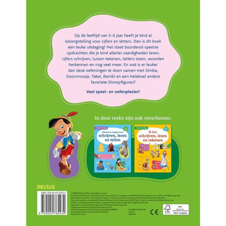 Deltas Disney Aprendo con la escritura, la lectura y la aritmética (5-6 años)