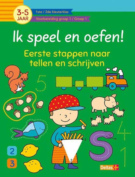 ¡Deltas que juego y practico! primeros pasos para contar y escribir (3-5 años)