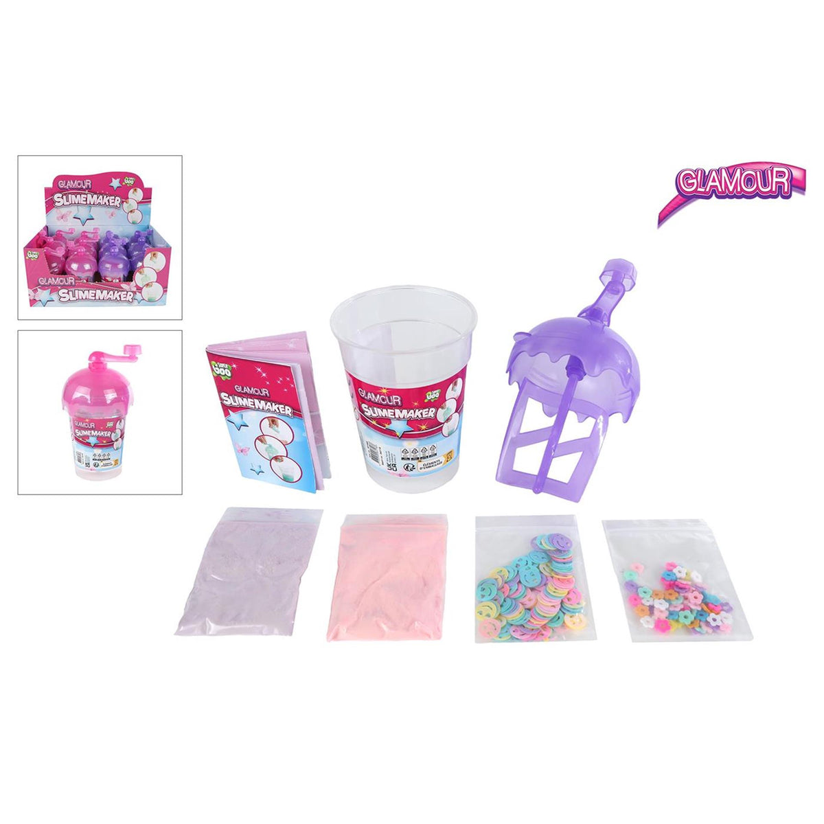 Máquina de limo Glamour super goo y haz tu propio limo 75gr