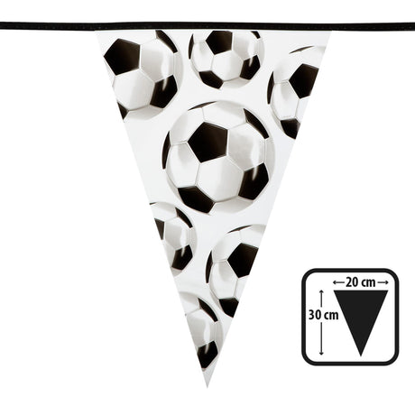Banderas de puntos de fútbol Boland flag line, 6 mtr.