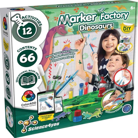 Oku science4you - fábrica de marcadores dinosaurios