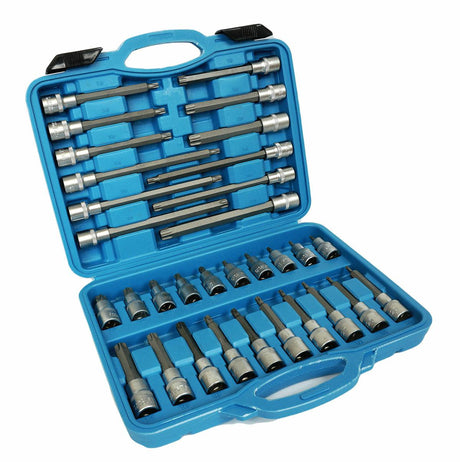 Silver torx-toetsen 1 2 verlengd 32szt