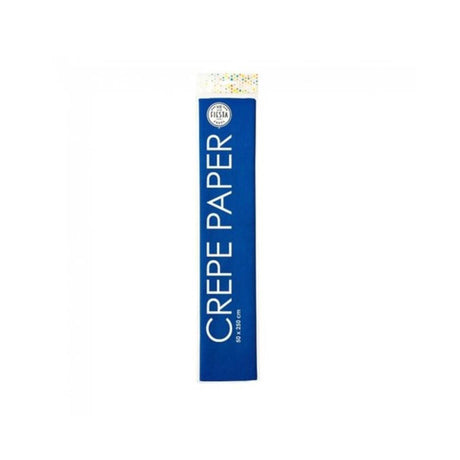 Papel crepe 50x250cm azul marino paquete de 12 rollos
