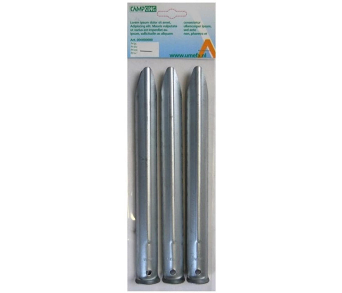 Estaca para tienda de campaña semicircular de 30 cm de ancho, bolsa de 10