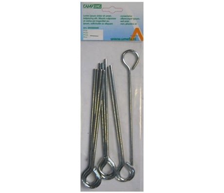 Estaca de camping ojo cerrado 18 cm