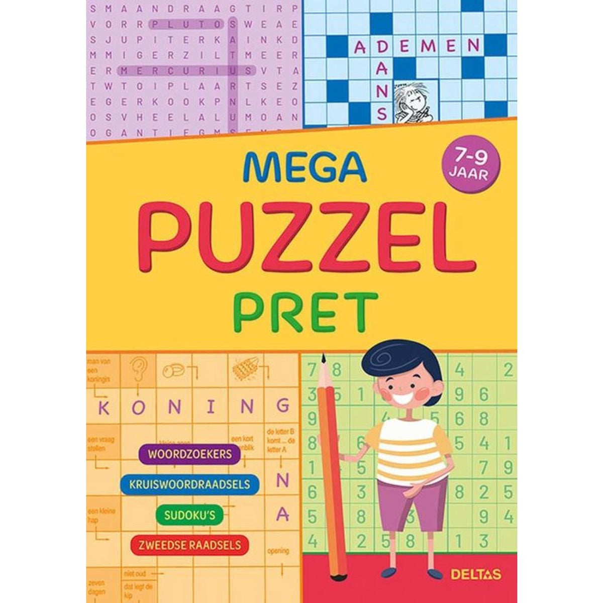 Diversión del mega puzle Deltas para 7-9 años