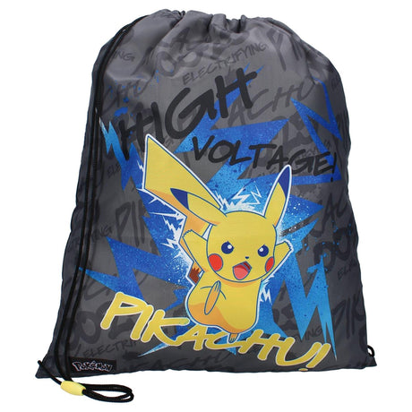 Vadobag bolsa de deporte pokémon pikachu 44x36x1cm negro