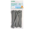 Gomas camping gris 13x0,5x0,5cm 8uds