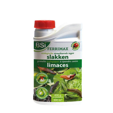 Bsi ferrimax granulado esparcidor contra caracoles 400g 100% ecológico