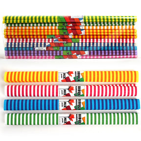 Rayas de papel crepé, juego de 10