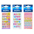 Letras de la hoja de pegatinas