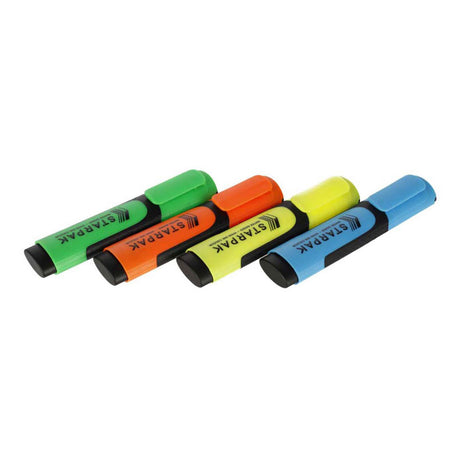 Resaltadores, 4 piezas.