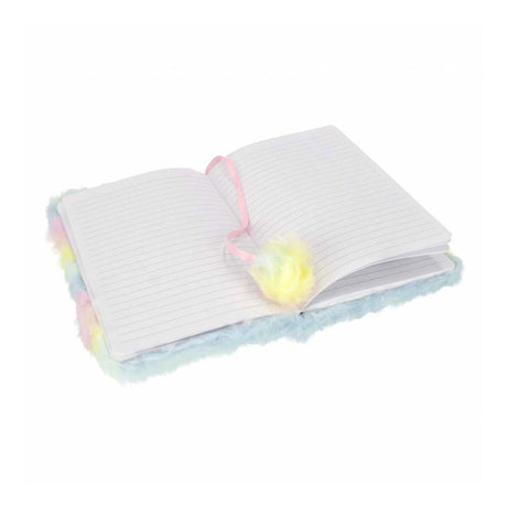 Cuaderno de peluche conejo pastel