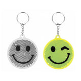 Llavero reflectante emoticono, 12uds.