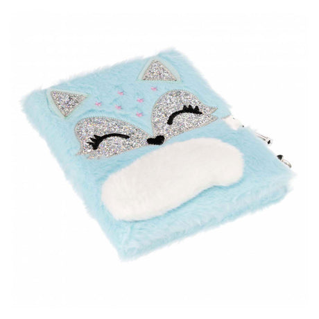 Diario de peluche con candado a5