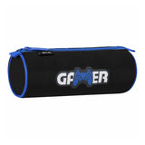 Estuche gamer redondo negro