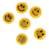 Mezcla de imanes emoticonos 30mm, 6 uds.