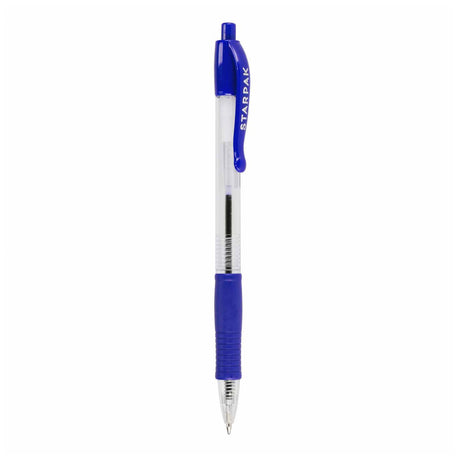 Bolígrafo con empuñadura azul, 36 uds.