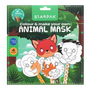 Conjunto de máscaras de animales.