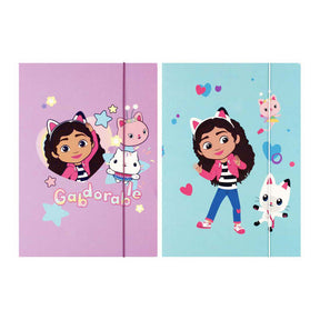 Carpeta con elástico A4 La casa de muñecas Gabby